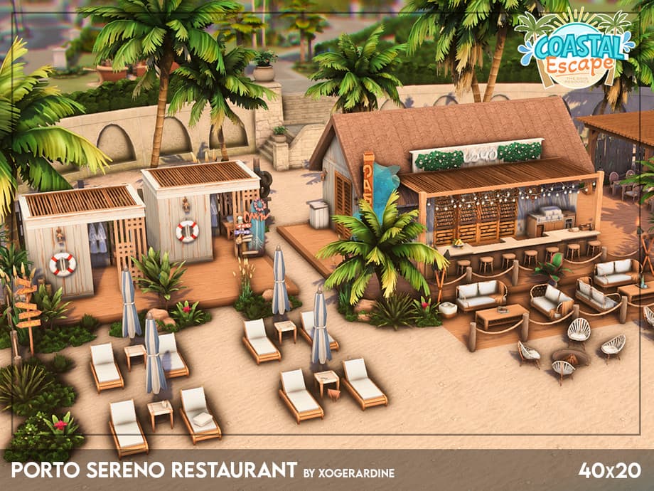Пляжный ресторан Porto Sereno (no CC)